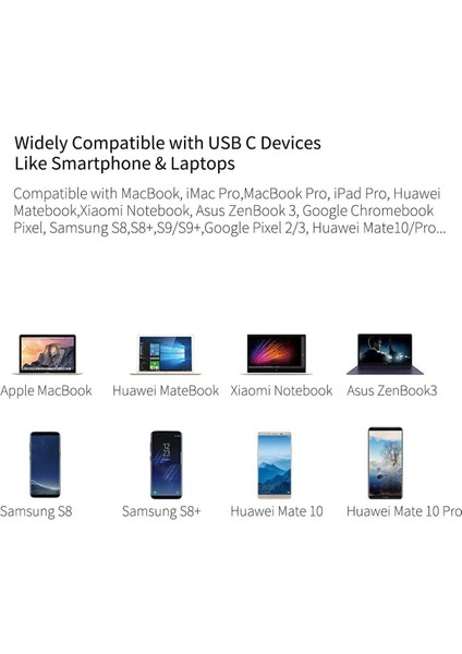 7 Si 1 Arada Type C Girişli Sd/micro Sd Card USB HDMI 3 USB Dönüştürücü Çoklayıcı Hub