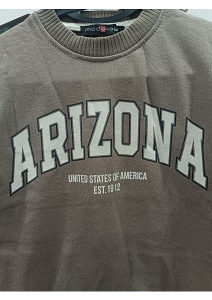 Erkek Çocuk Sweat Ohio Arizona Yazılı Sweatshirt modelleri