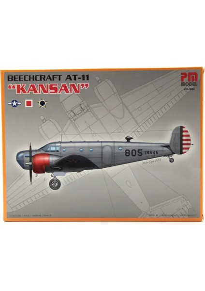 Maket Eğitim - Bombardıman Uçağı Beechcraft At-11 Kansan 172 Ölçek PM-303 fiyatları
