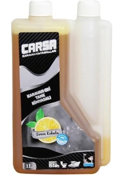 Carsa Ultra Konsantre Atık Parçalayıcı Tuvalet Kimyasalı Limon - 1 Litre