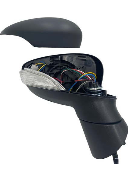 Dış Dikiz Aynası Ford Fiesta 2013-2016 Elektrikli, Isıtmalı, Sinyalli, Alt Aydınlatmalı, Otomatik Katlanır, Astarlı Kapak, 10 Pin