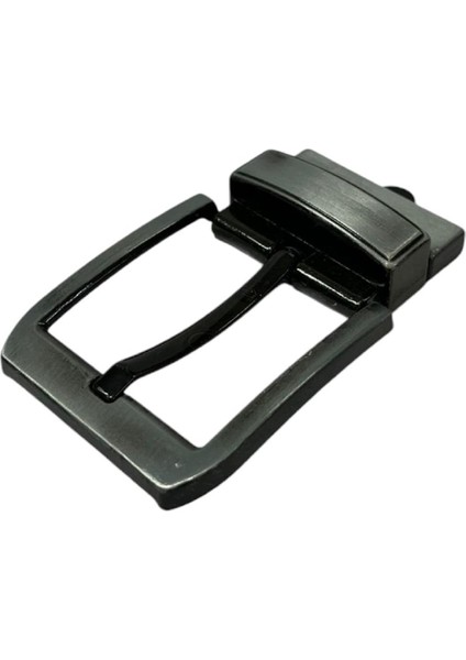 Kemer Tokası 4,5 cm Döner Kafa 1 Adet Siyah Silme (Leathercraft, Deri Hobi)