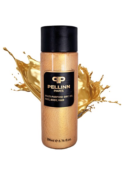 Işıltılı Kuru Vücut Yağı Yüz, Vücut ve Saç Bakımı 200ML / Multı-Purpose Dry Oıl Face, Body, Haır