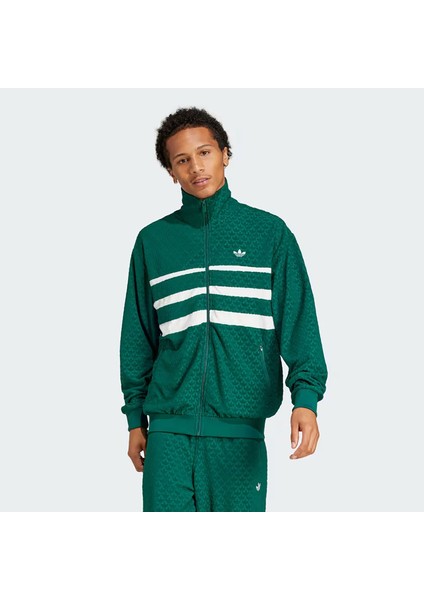 Erkek Günlük Eşofman Üstü Q12 Monogram T JD0696
