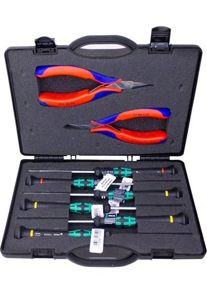 00 20 18 Elektronikçi Pense Seti 8 Parça - KNI002018