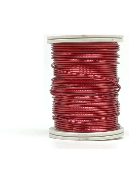Çiçek Teli 1 mm Kırmızı 4 Metre