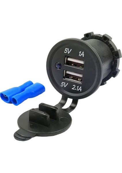 28MM Pano Ti̇pi̇ USB 8-32V Gi̇ri̇ş 5V 1A ve 5V 2,1A Çikiş
