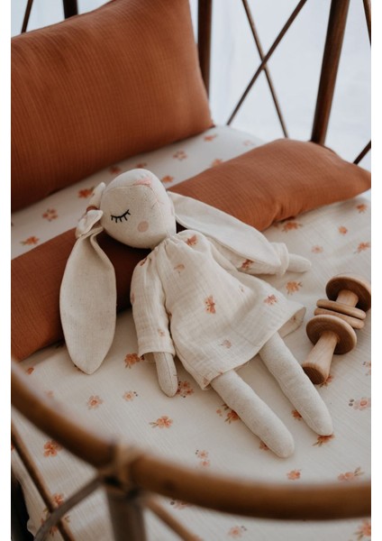Bebek Boy Müslin Nevresim Takımı (100X150) | Peachy Flowers fiyatları