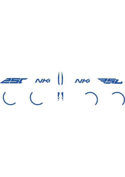 Cf Moto NK250 Mavi Stıcker Etıket Takım Stıcker Etıket Modelı