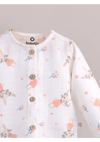 Müslin Bebek Pijama %100 Pamuk Oeko Tex Sertifikalı Terletmez Tahriş Etmez