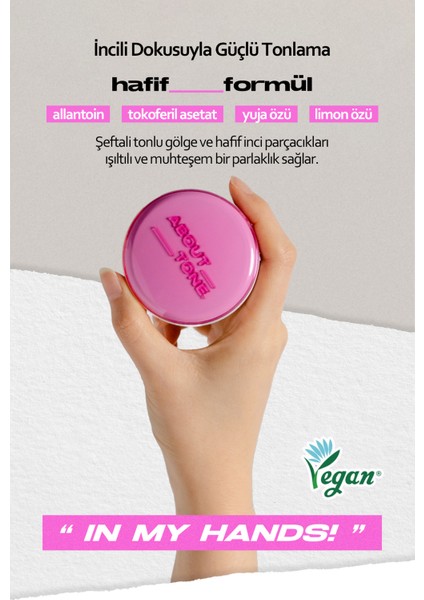 Doğal Tonlayıcı Şeftali Pudra About Tone Glow Powder Pack modelleri