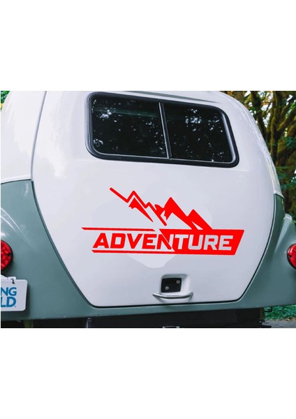 Adventure Off Road Kamp 4x4 Sticker Araba Oto Motosiklet Karavan Etiket 02113