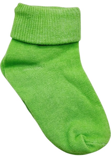 Pamuklu Dört Mevsim 12'li Bebek Çorabı Renkli Bebek Çorap modelleri