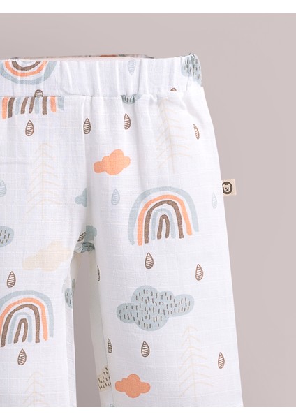 Müslin Bebek Pijama %100 Pamuk Oeko Tex Sertifikalı Terletmez Tahriş Etmez