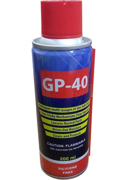Pas Sökücü // Yağlayıcı Gp-40 200 ml #