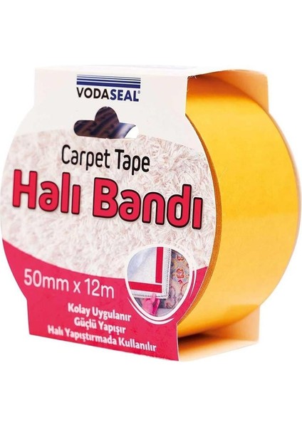 Vodaseal Halı Bandı Çift Taraflı Bant 50MM - 12 Metre