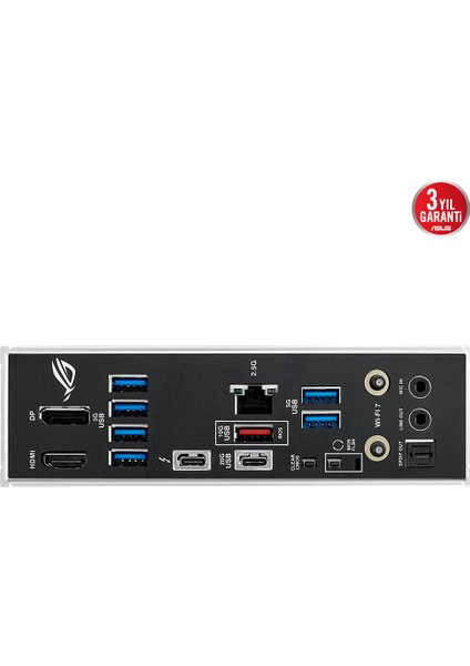 Rog Strıx B860-F Gamıng Wıfı Intel B860 LGA1851 Ddr5 9066 Dp HDMI 4x M2 Usb3.2 Gen 2x2 Wifi 7 + Bt Aura Rgb 2.5gbit Lan Atx 16+1+2+1 Güç Aşamaları, 1xgen5 M.2, Asus Aı Advisor, Thunderbolt 4