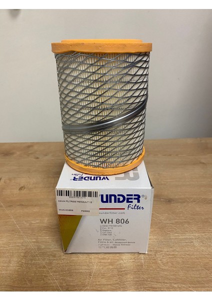 Wunder WH806 Hava Filtresi Renault 12 Toros ( Dış Kısmı Telli )