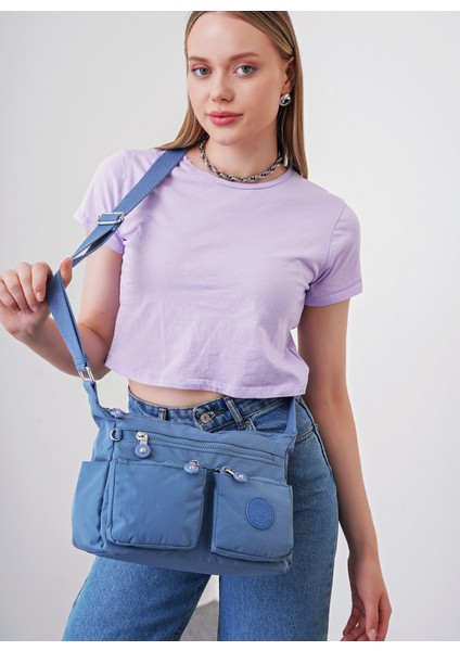 Lacivert Kadın Çapraz Çanta 05BHPC6004-KP L fiyatları