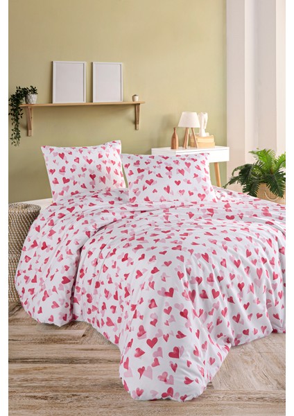 Love %100 Pamuk Çift Kişilik Nevresim Seti