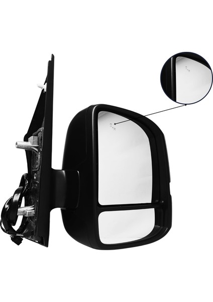 Dış Dikiz Aynası Vw Crafter 2017-> Elektrikli, Isıtmalı, Sinyalli, Bliss, Otomatik Katlanır, Siyah Kapak, 8+2 Pin fiyatları