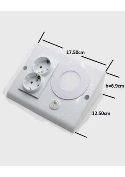 Teknoloji Market 3 W Mutfak Tezgah/dolap Altı LED Prizmatik fırsatları