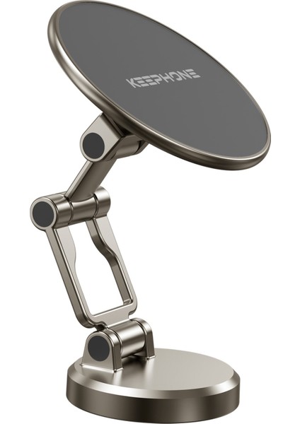Katlanabilir Magsafe Mıknatıslı Metal Araç Içi Telefon Tutucu 360 Derece Dönen Torpido ve Cam Üstü indirimleri