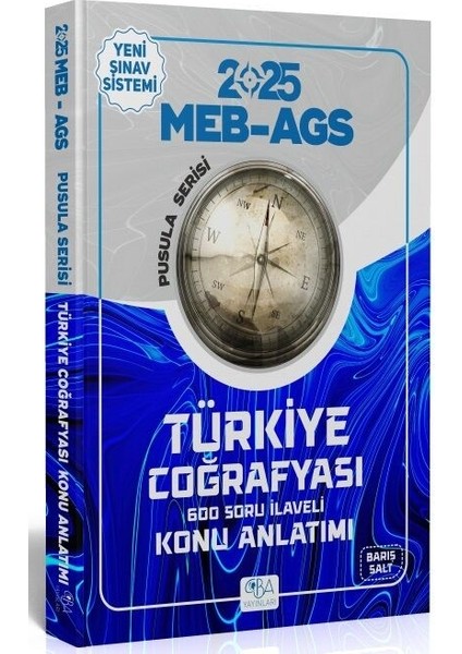 2025 MEB AGS Türkiye Coğrafyası Konu Anlatımı Pusula Serisi