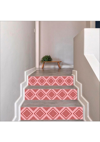 Merdiven Sticker Kendinden Yapışkanlı Folyo Kaplama 5 Adet 18 cm x 120 cm