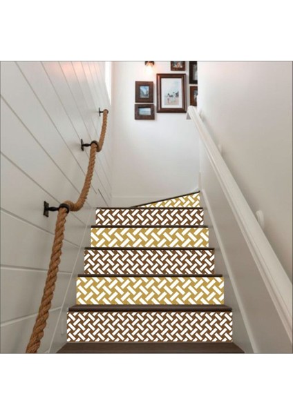 Merdiven Sticker Folyo Kaplama 5 Adet (18 cm x 120 cm )