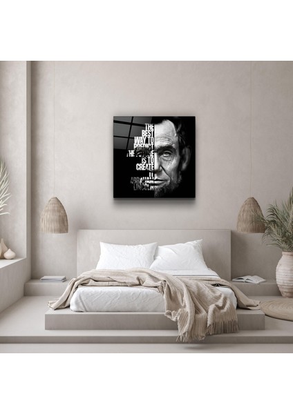 Abraham Lincoln Designers Collection Cam Duvar Tablosu modelleri