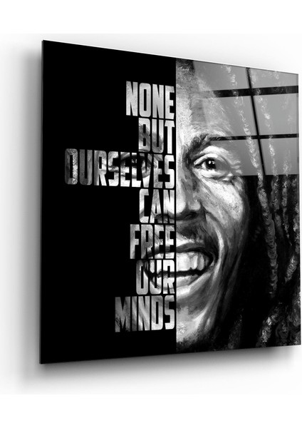 Bob Marley Designers Collection Cam Duvar Tablosu