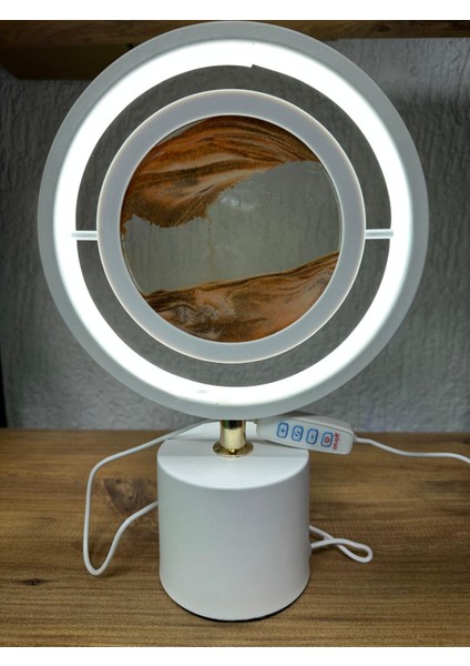 3D LED Işıklı Kum Saati Gece Lambası Ev Ofis Dekoratif modelleri