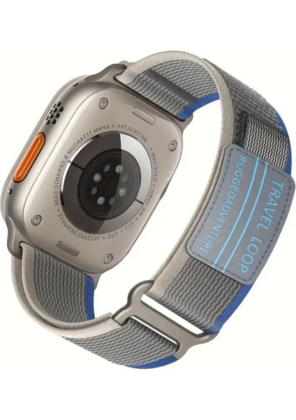 Apple Watch Için Naylon Spor 42-44-45-49MM'YE Uygun Sihirli Bant Kapatmalı Ayarlanabilir S10-46MM fiyatları