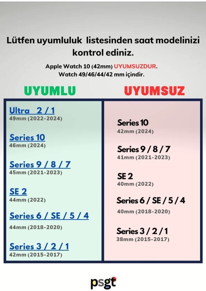 Apple Watch Için Naylon Spor 42-44-45-49MM'YE Uygun Sihirli Bant Kapatmalı Ayarlanabilir S10-46MM