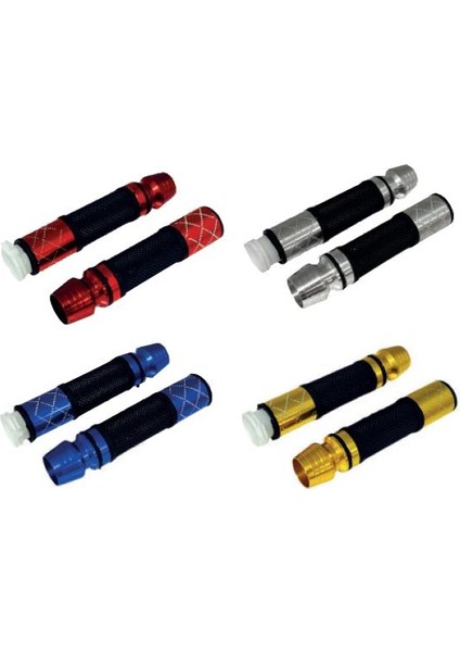 Renkli Elcik Model 04 -- Kırmızı - Gold - Nikel