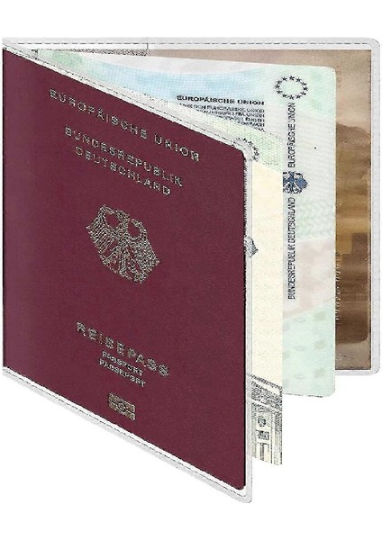 Şeffaf Pvc Pasaport Kılıfı,pasaport Koruyucu,pasaport Kabı