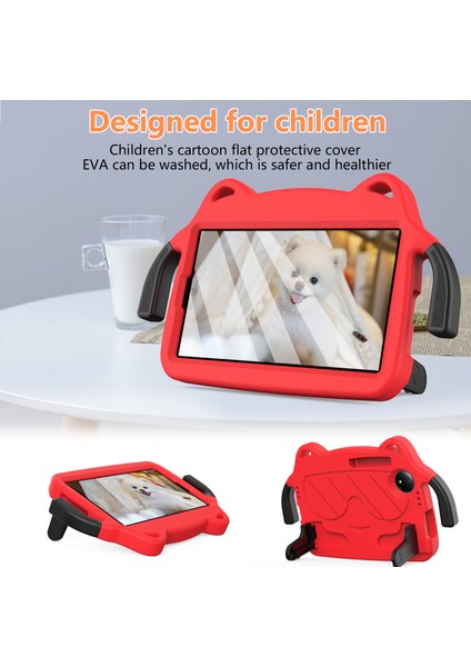 Xiaomi Redmi Pad Se 4g 8.7 Inç / Tcl Tab 8 Gen 2 Kılıf Eva+Pc Tablet Kılıfı Çocuk Dostu-Kırmızı / Siyah (Yurt Dışından) fiyatları