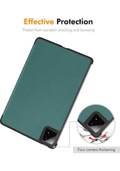 Xiaomi Pad 7 Pro/xiaomi Pad 7 Için Enkay Hat Prınce Üç Katlı Kapak Pu Deri + Pc Tablet Kılıfı-Siyah (Yurt Dışından) indirimleri