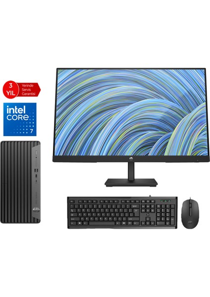 400 Pro G9 Intel Core I7-13700 8gb 4tb SSD Windows 11 Pro 23.8 Mon Masaüstü Bilgisayar M6U4T6EAW05+Zetta USB Bellek