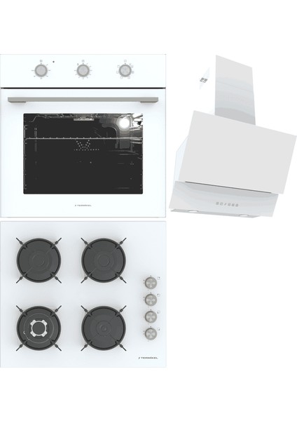 Ankastre Set (Bo O6435C W + Bh P6194C W + Argemon WW60)