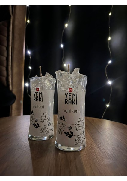 1 Adet 52 Saat Yanan Anason Kokulu Rakı Mum fiyatları