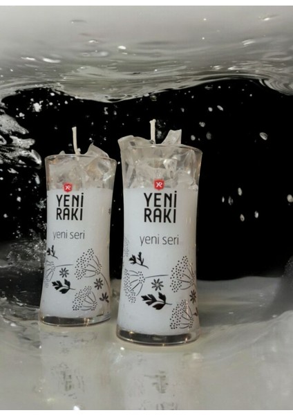 1 Adet 52 Saat Yanan Anason Kokulu Rakı Mum modelleri