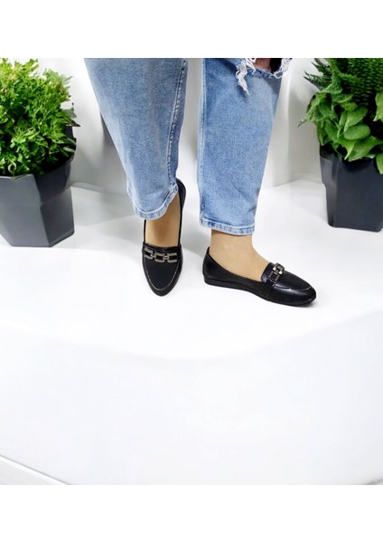 Kadın Günlük ve Ofis Içi Kullanım Kzincir Babet Ayakkabı fırsatları