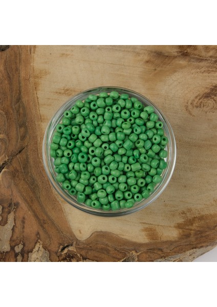 Abc Kum Boncuk Yeşil 4 mm 500 Gram 6/0 - 47