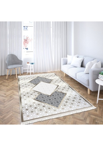 Yıkanabilir Süngerli Kaymaz Taban Dijital Baskılı Koridor Mutfak Hol Salon Desenli Halı Kesme Yolluk