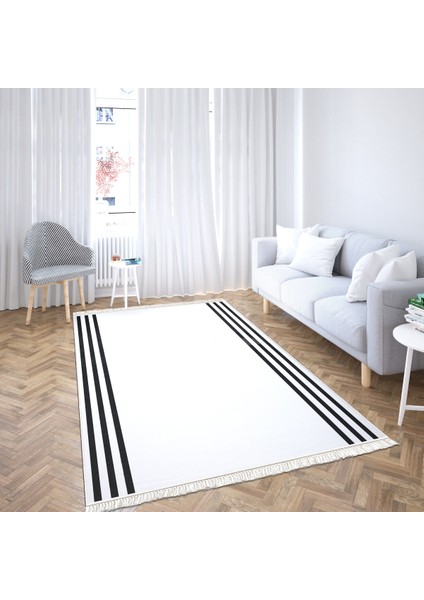 Yıkanabilir Süngerli Kaymaz Taban Dijital Baskılı Koridor Mutfak Hol Salon Desenli Halı Kesme Yolluk