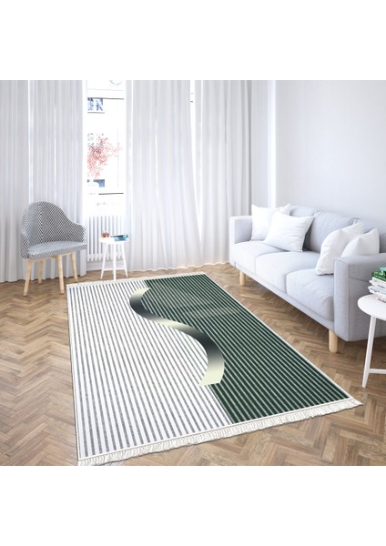 Yıkanabilir Süngerli Kaymaz Taban Dijital Baskılı Koridor Mutfak Hol Salon Desenli Halı Kesme Yolluk