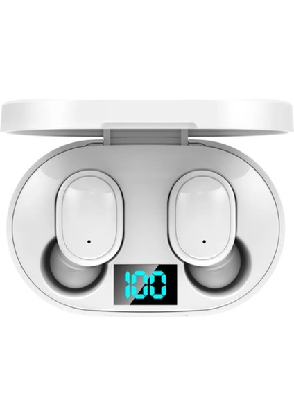 Çift Mikrofonlu Kablosuz Bluetooth Kulaklık E6S Kulakiçi Yeni Nesil Dots Extra Bass