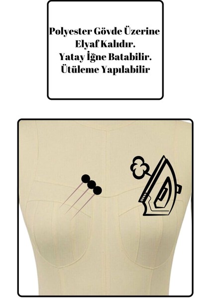 36 Beden Yüksek Kalite Tekerlekli Döküm Ayak Fransız Profesyonel Prova Mankeni Terzi Mankeni